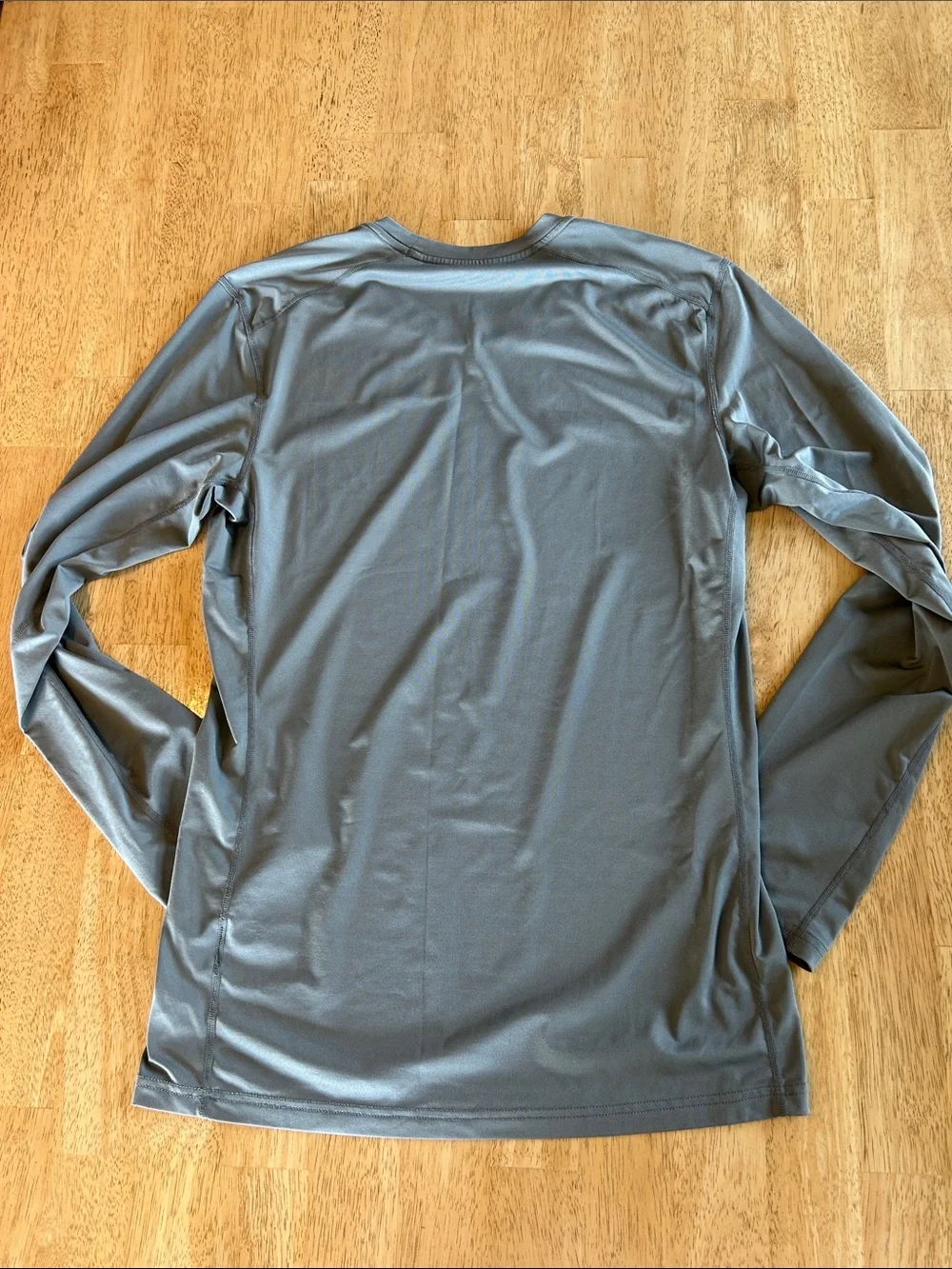 Nike Long-Sleeve Dri-FIT Fitted Shirt - Gray